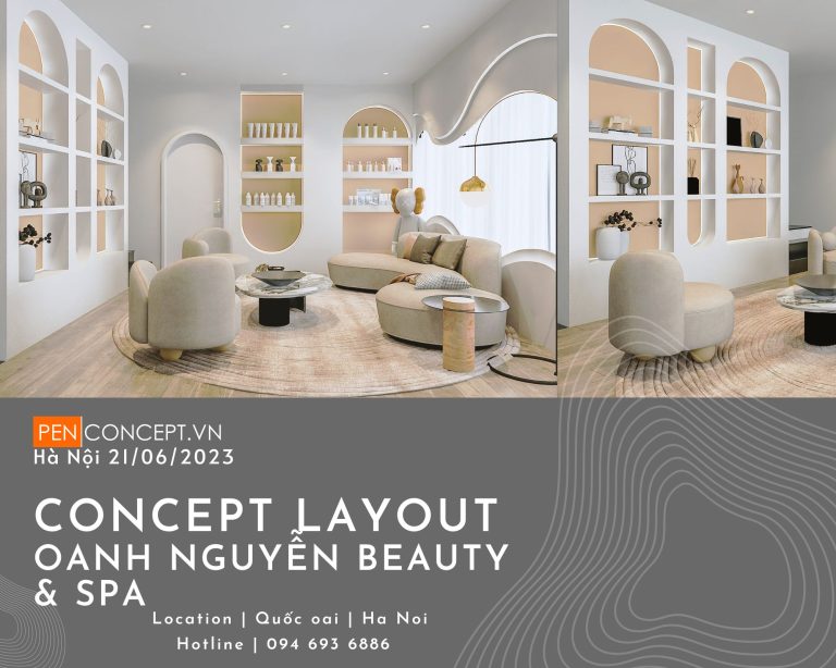 Thiết kế Spa Oanh Nguyễn – Quốc Oai