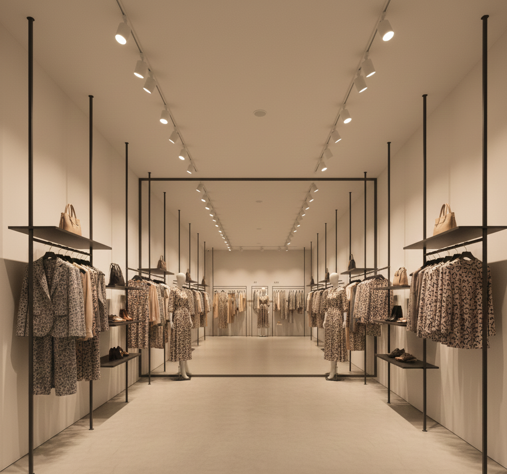 cách trưng bày shop quần áo nữ