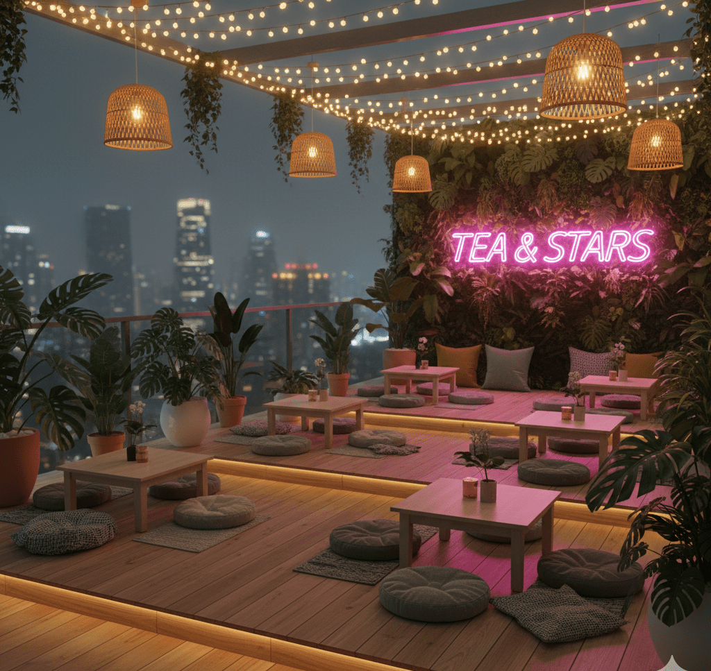 thiết kế quán trà sữa ngồi bệt