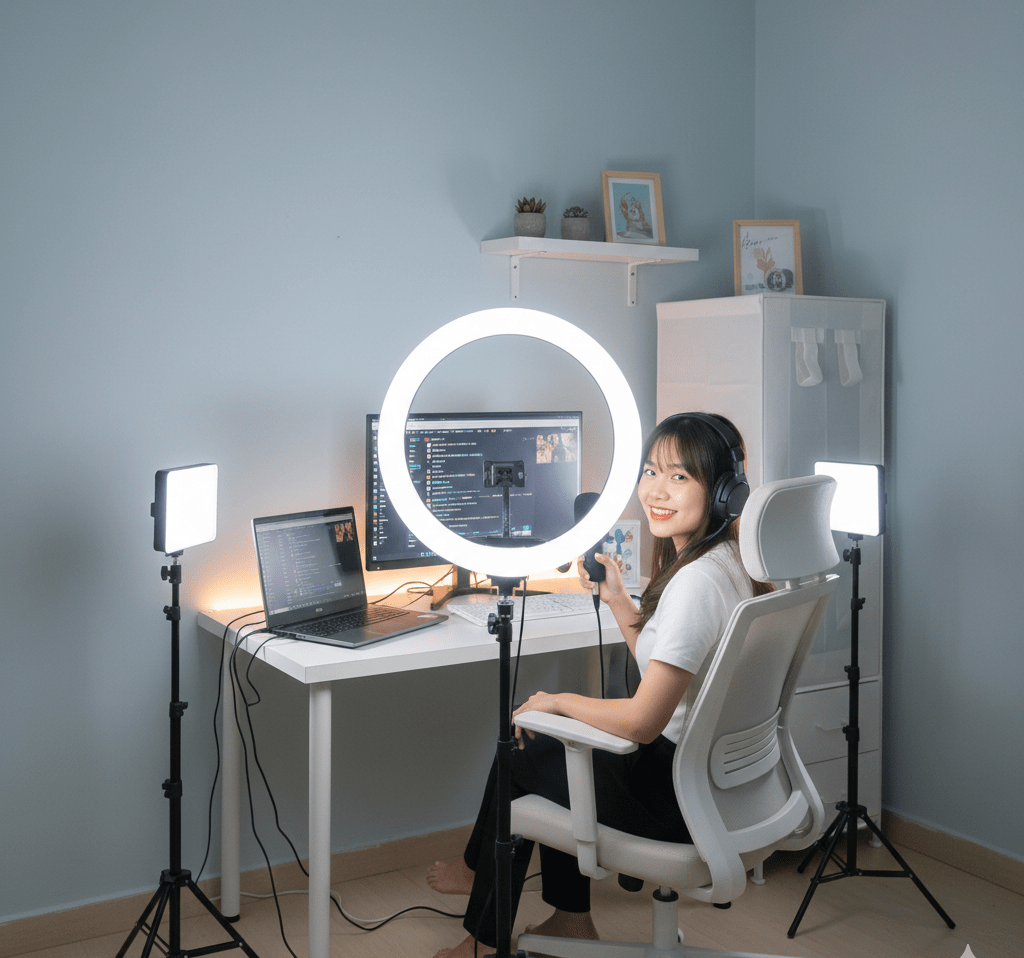 thiết kế phòng livestream
