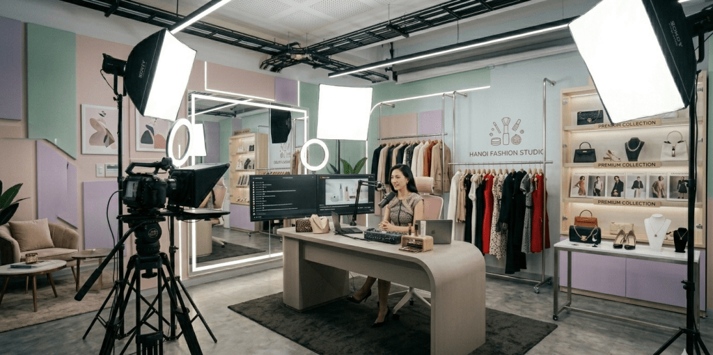thiết kế phòng livestream
