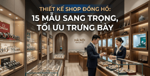 thiết kế shop đồng hồ