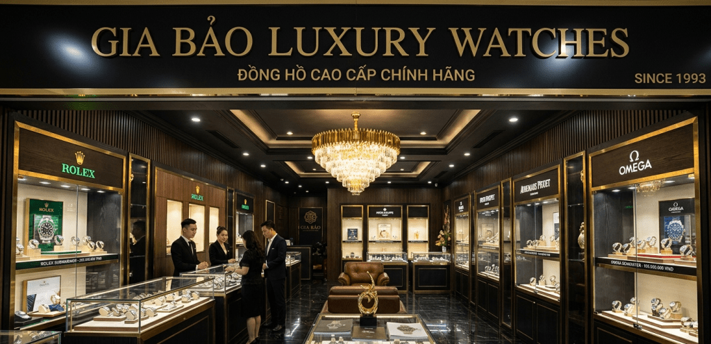 thiết kế shop đồng hồ