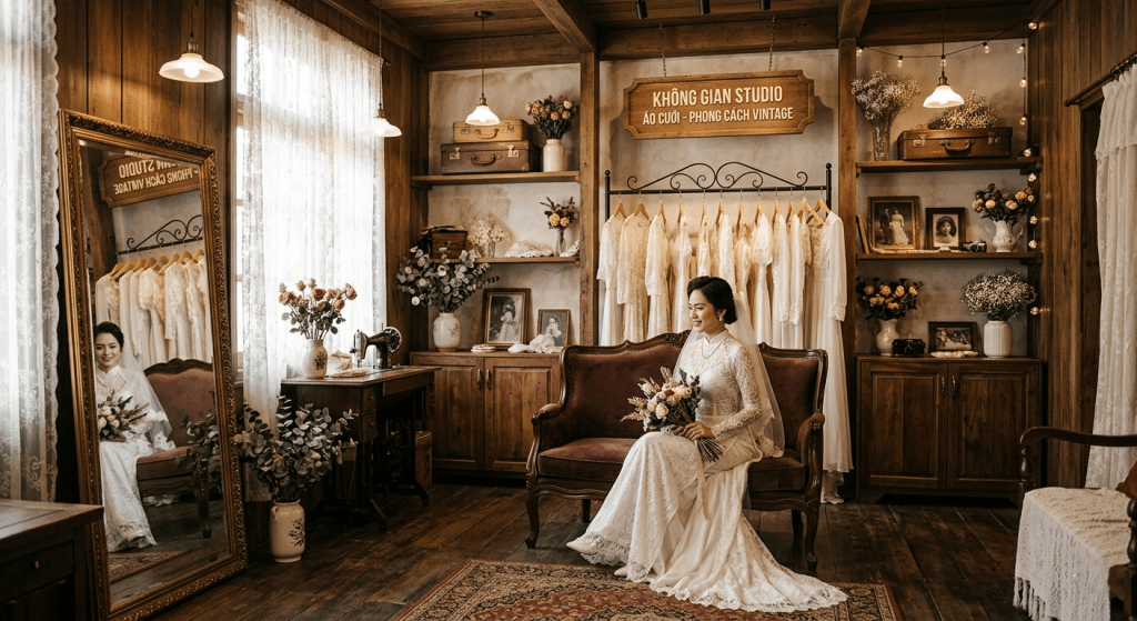 thiết kế studio áo cưới