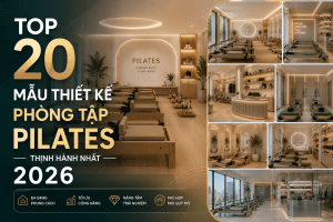 Mẫu thiết kế phòng tập pilates