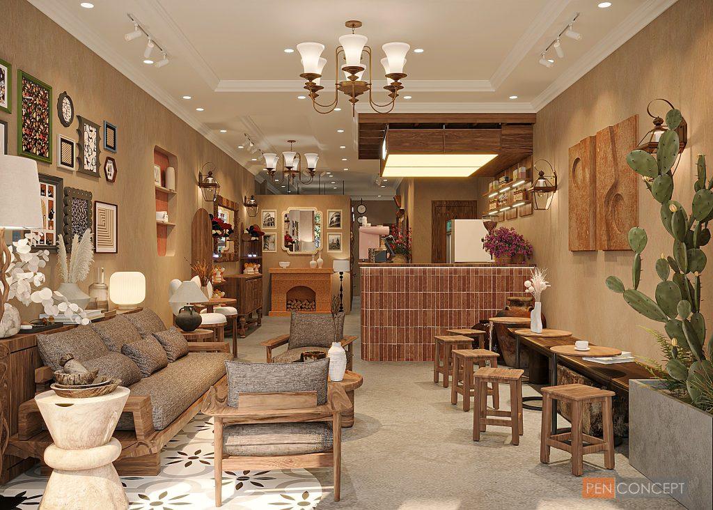 Thiết kế nội thất shop