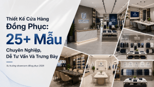 thiết kế cửa hàng đồng phục