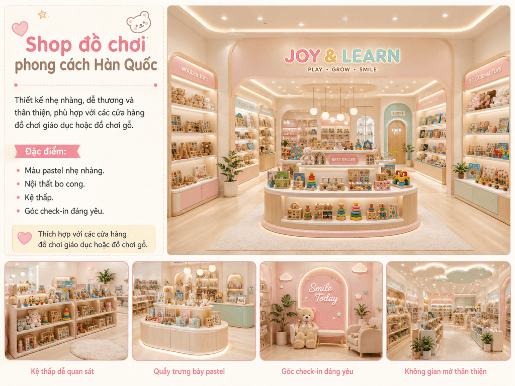 thiết kế shop đồ chơi