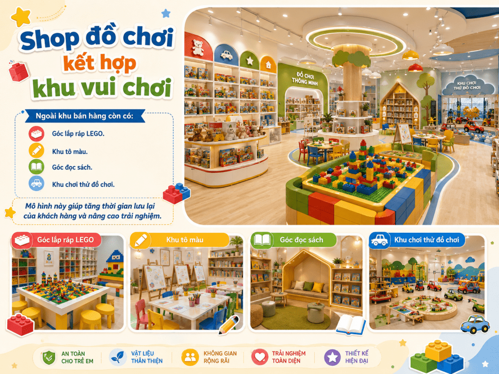 thiết kế shop đồ chơi