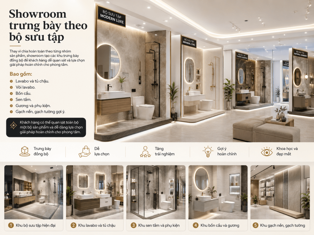 thiết kế showroom thiết bị vệ sinh