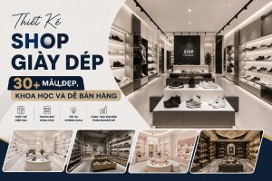 thiết kế shop giày dép