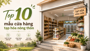 những mẫu cửa hàng tạp hóa nông thôn