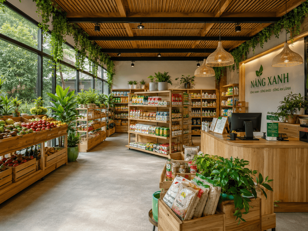 những mẫu cửa hàng tạp hóa nông thôn
