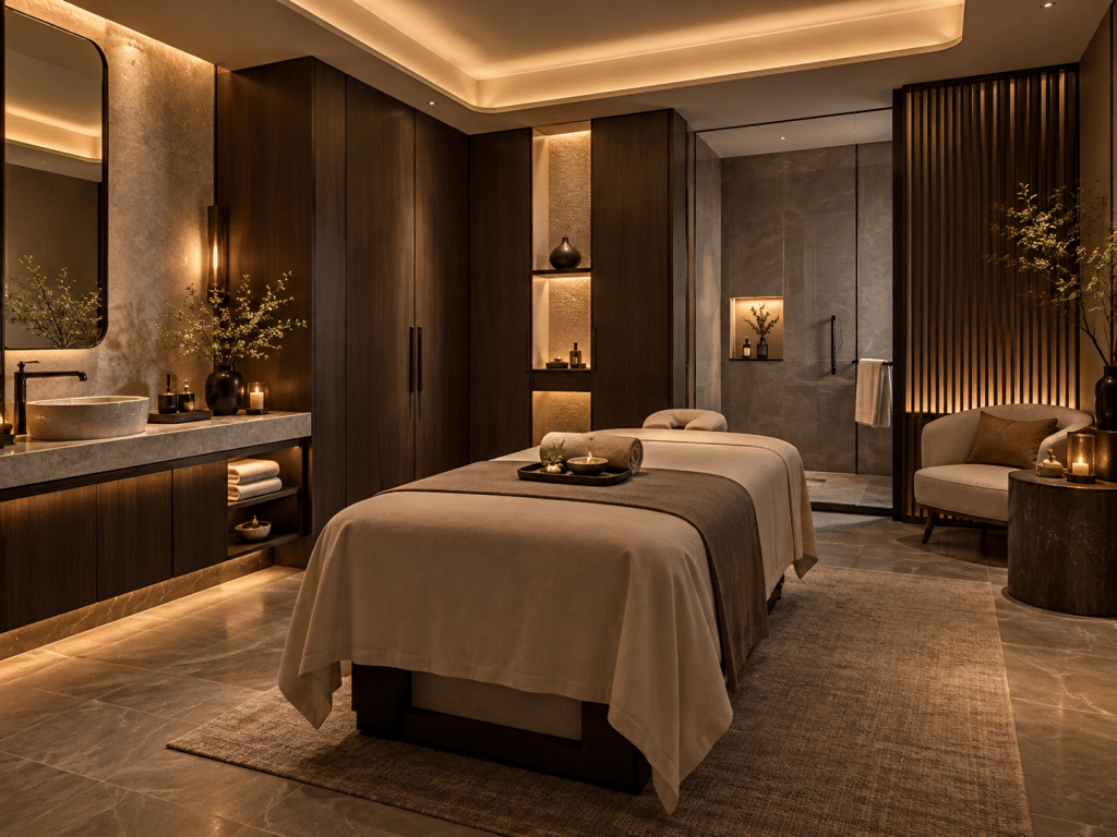 thiết kế phòng massage vip
