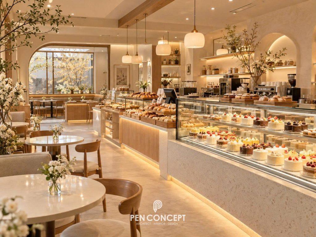 thiết kế quán cafe Hàn Quốc