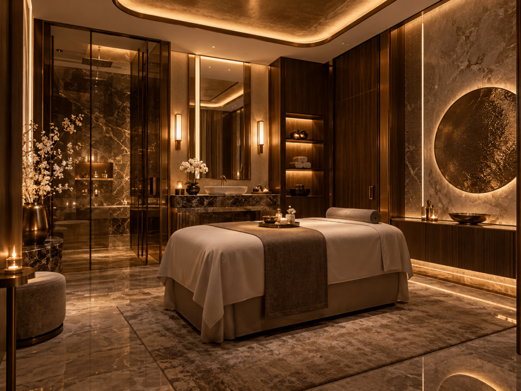 thiết kế phòng massage vip