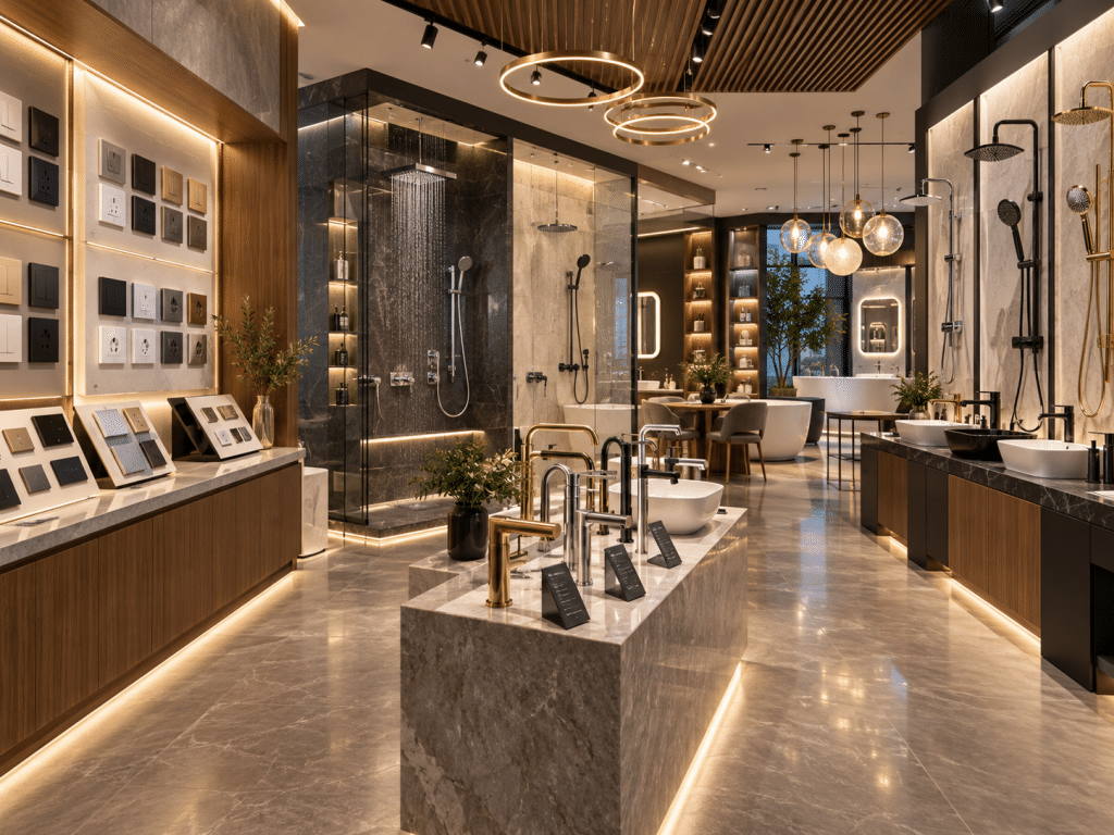 thiết kế cửa hàng điện nước