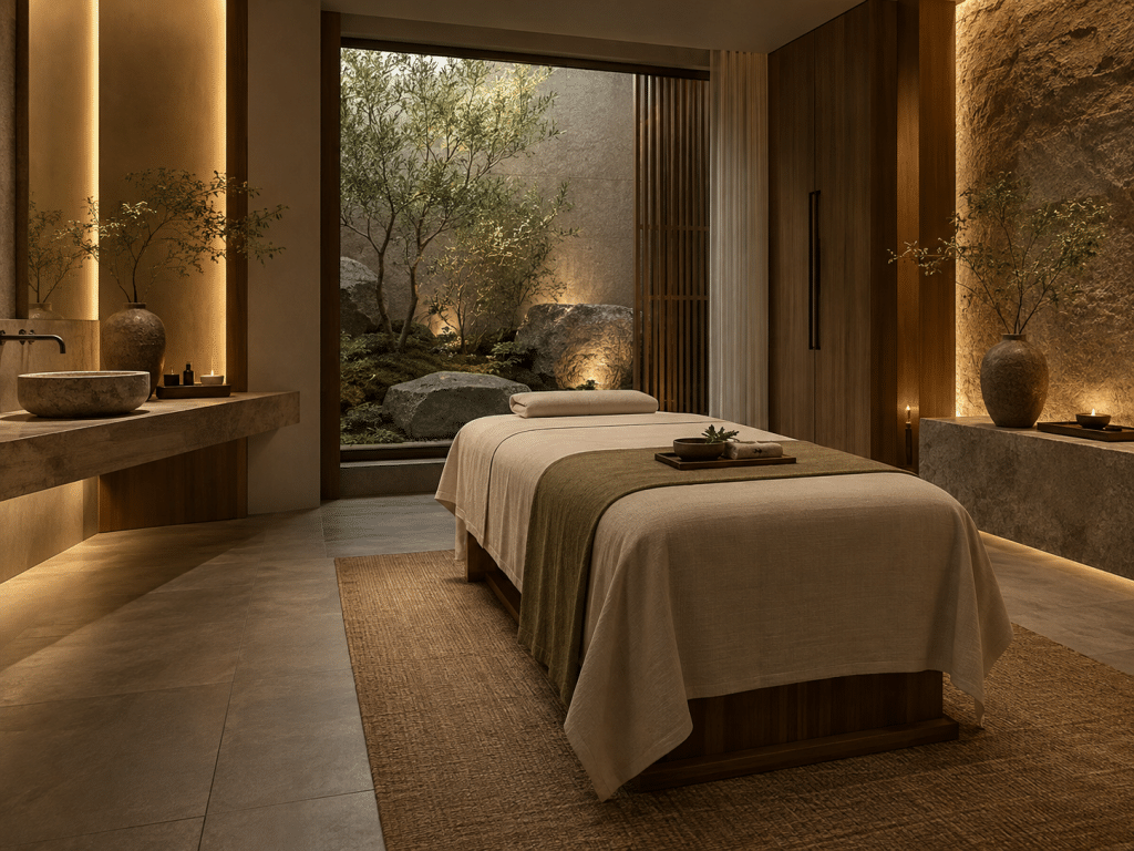 thiết kế phòng massage vip