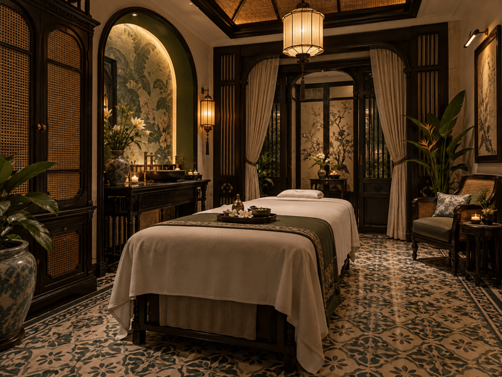thiết kế phòng massage vip