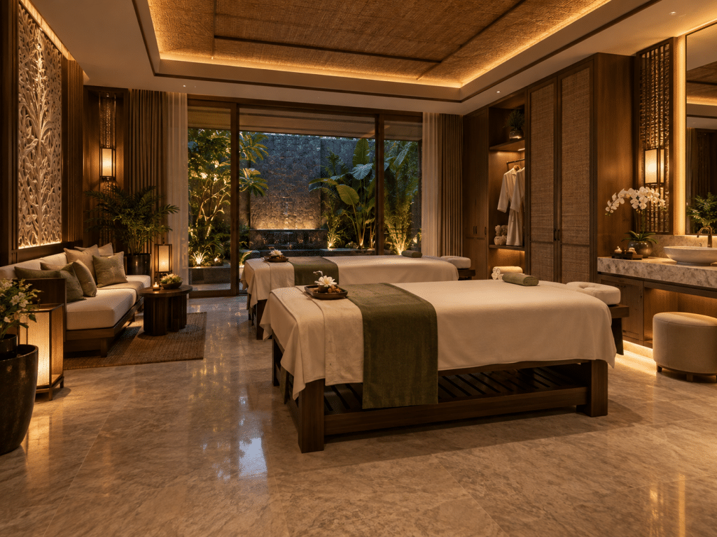 thiết kế phòng massage vip
