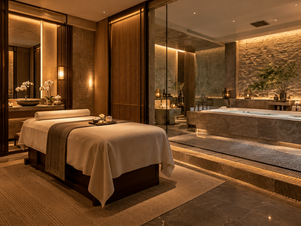thiết kế phòng massage vip
